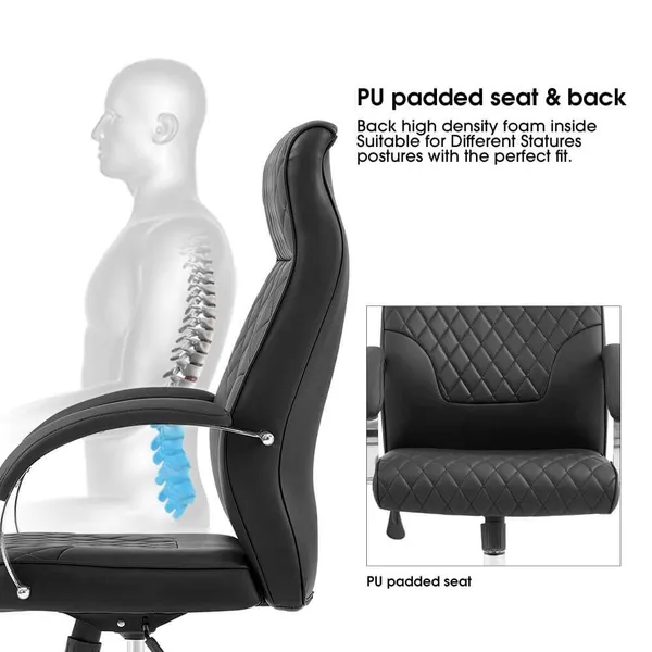 Photo 2: Side view of the Julie Style padded seat and back supporting the spine