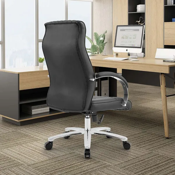 Photo 7: Julie Style office chair at a desk in an office, rear view